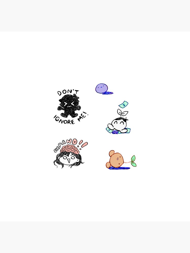 Omori creatures Packs Pin for Sale by Imydos