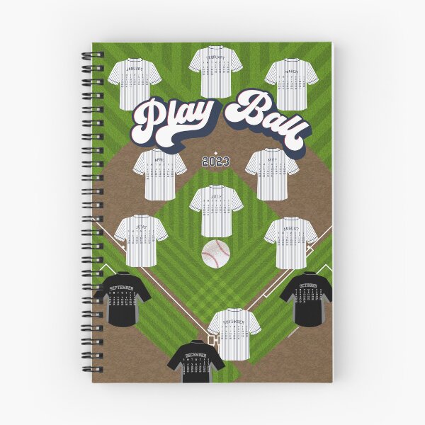 Item preview, 2023 Sports Calendar - Full Year - Baseball   designed and sold by WickedRefined - Nicole Demereckis.