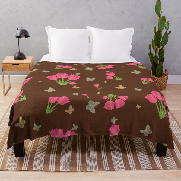 Item preview, Butterfly Tulip Pattern - Chestnut designed and sold by JaselviiStudio.