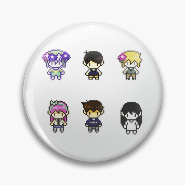 Omori creatures Packs Pin for Sale by Imydos