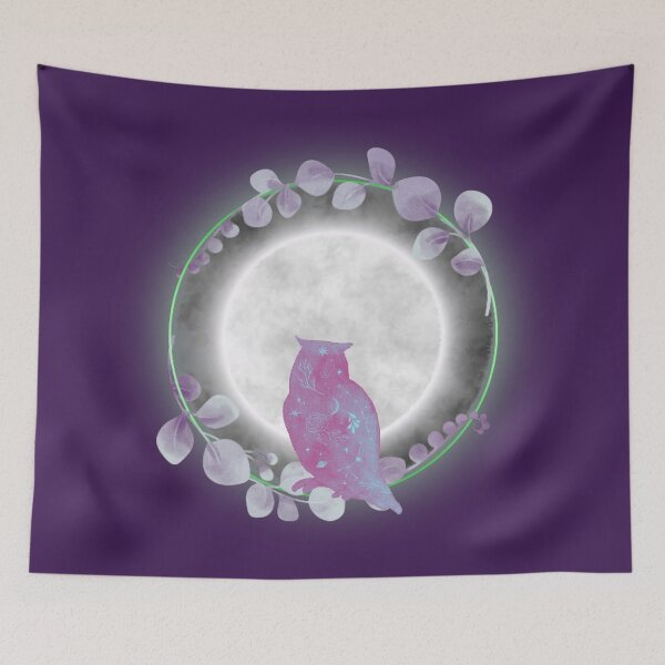Item preview, Owl and Moon designed and sold by Vanessa Hogle.