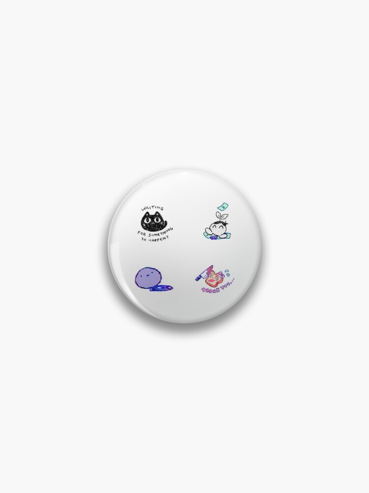 Omori creatures Packs Pin for Sale by Imydos