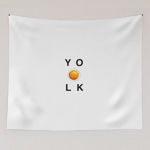 Item preview, YOLK . Egg with letters YOLK  designed and sold by StacyMint.