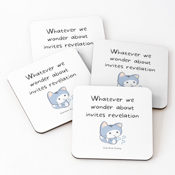 Item preview, Whatever we wonder about invites revelation. Caroline Casey designed and sold by LifeWisdom.