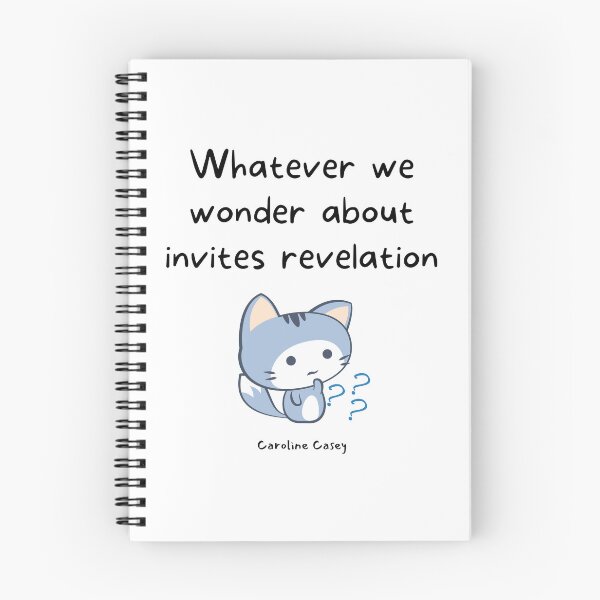 Item preview, Whatever we wonder about invites revelation. Caroline Casey designed and sold by LifeWisdom.