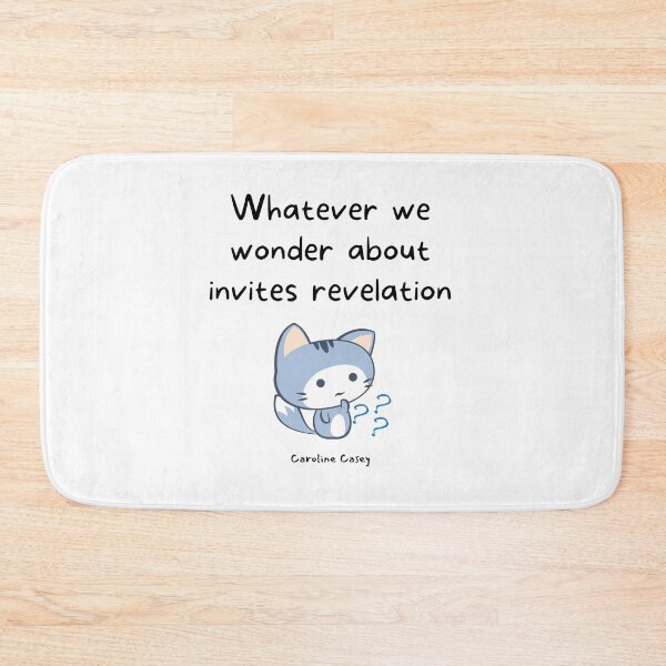 Item preview, Whatever we wonder about invites revelation. Caroline Casey designed and sold by LifeWisdom.