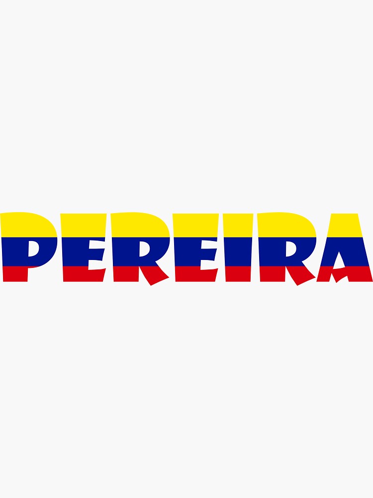 "Pereira Colombia Gift Idea" Sticker for Sale by HaraldHodenhans