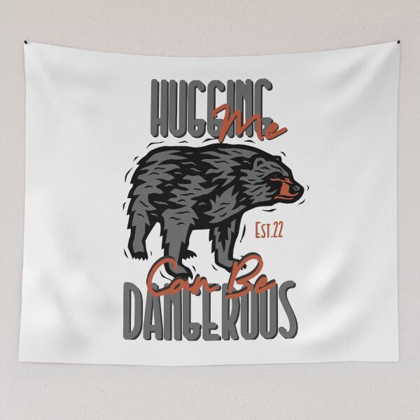 Item preview, HUGGING ME CAN BE DANGEROUS designed and sold by GAADesignz.