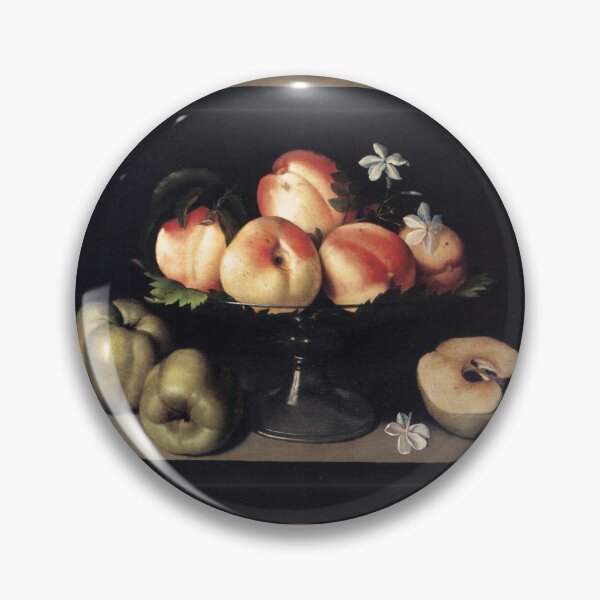 Item preview, A Crystal Fruit Stand with Peaches, Quinces, and Jasmine Flowers by Fede Galizia designed and sold by Amanda1775.