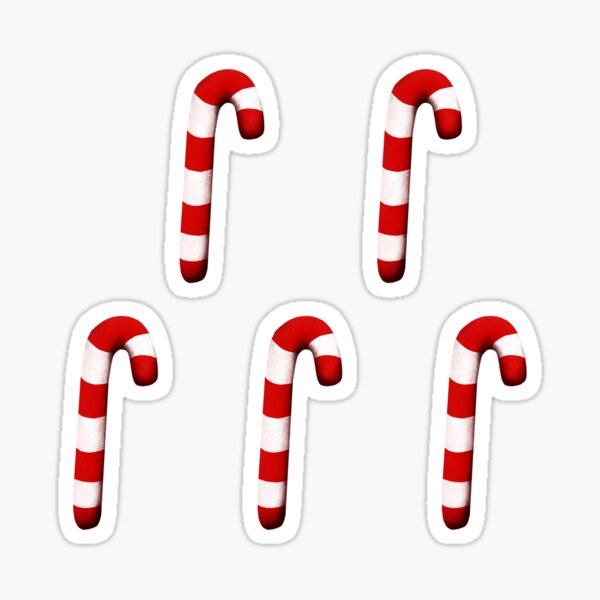 Vintage Candy Cane Christmas Sticker Pack Retro Christmas Stickers Vintage  Christmas Decorations Stocking Stuffers Gift Stickers. 
