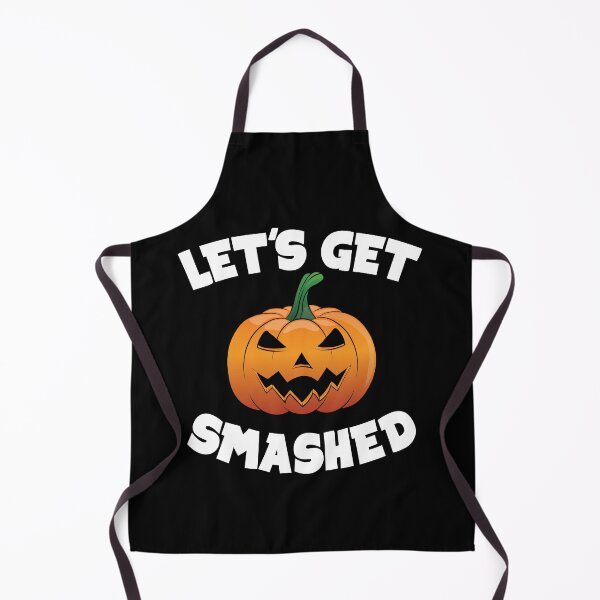 Item preview, Lets Get Smashed Happy Halloween Pumpkin Funny designed and sold by TheInkElephant.