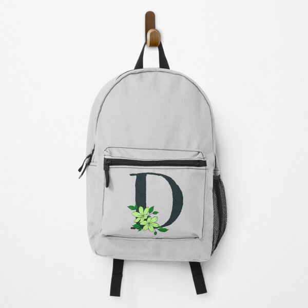 Item preview, Green floral D monogram designed and sold by Coffee Lifestyle.