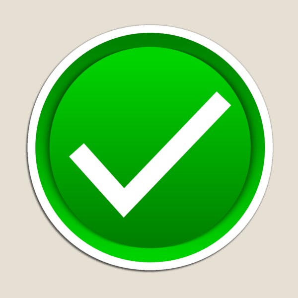 Item preview, Green Check Mark designed and sold by Symbolical.