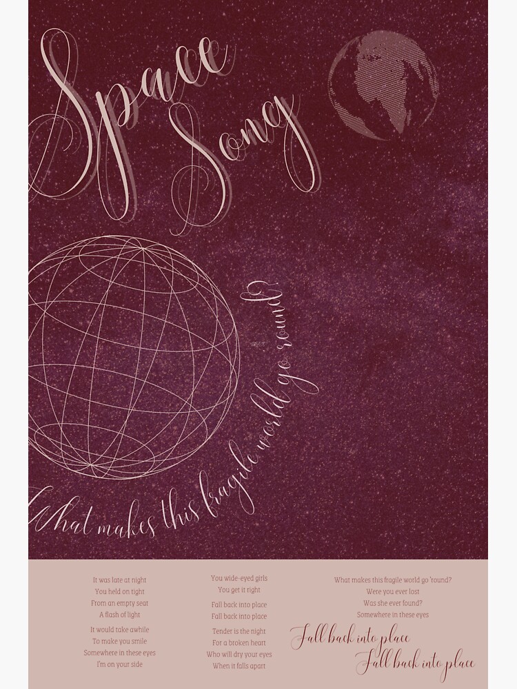 Vintage Space Song Depression Cherry Beach House Sticker For Sale By