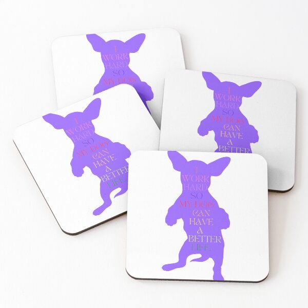 Item preview, Dog Lover / I Work Hard So My Dog Can Have a Better Life / Funny Dog Mom and Dad / Gift for  Dog Lover designed and sold by Alexa5454.