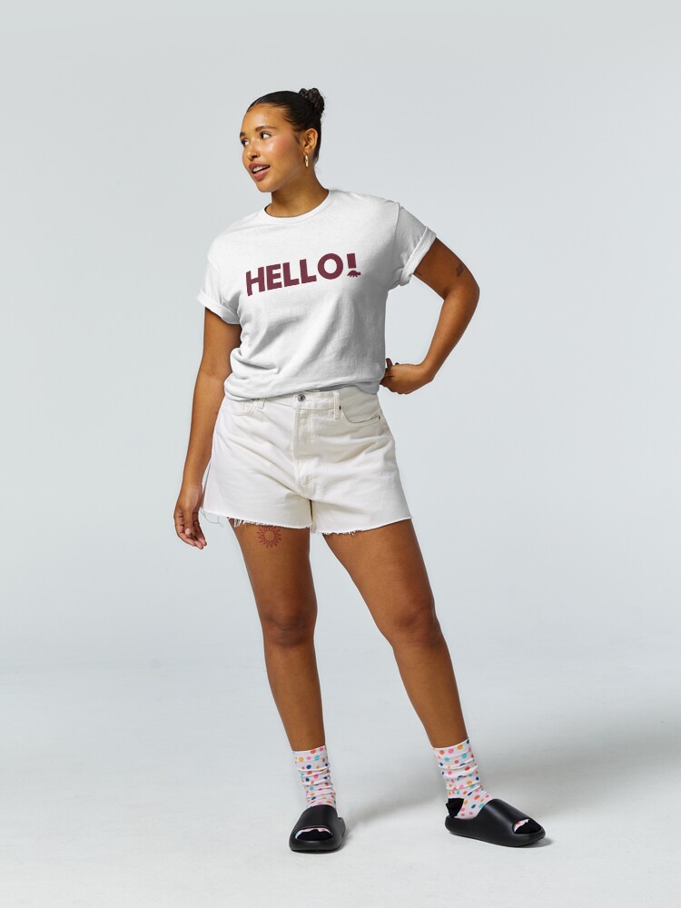 Disover hello type classic t-shirt Classic T-Shirt