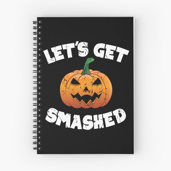 Item preview, Lets Get Smashed Happy Halloween Pumpkin Funny designed and sold by TheInkElephant.
