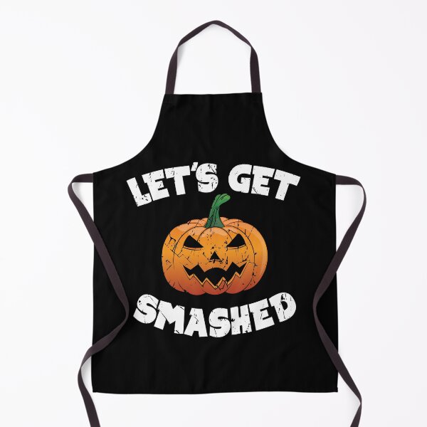 Item preview, Lets Get Smashed Happy Halloween Pumpkin Funny designed and sold by TheInkElephant.