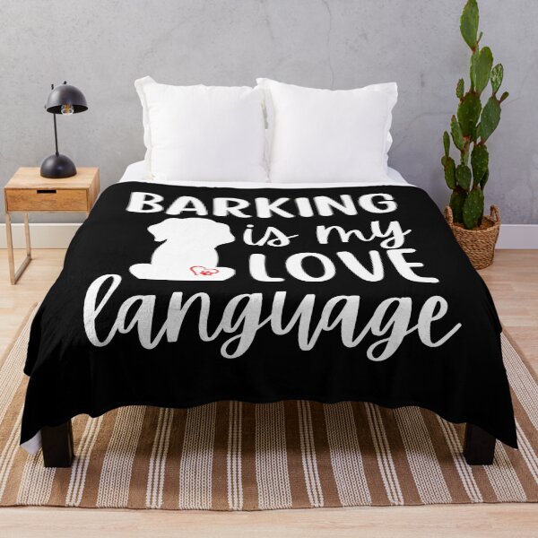 Item preview, Barking Is My Love Language Design for Dog Owners designed and sold by DPlumDesign.