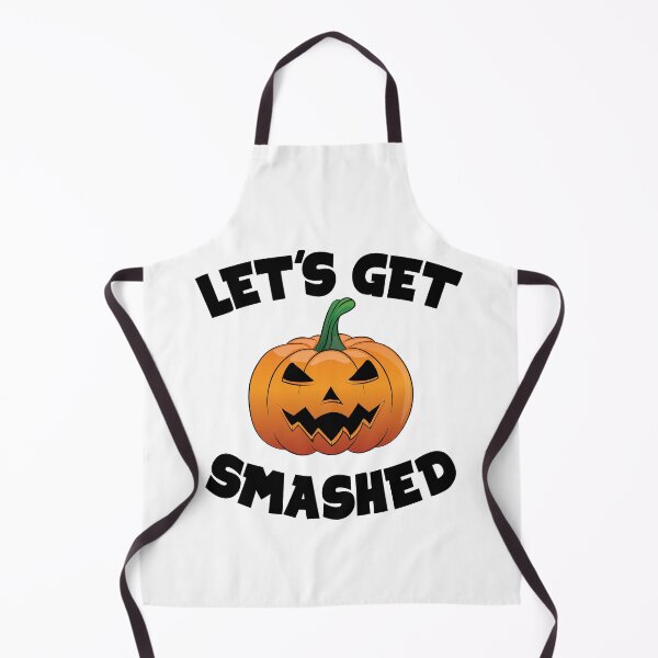 Item preview, Lets Get Smashed Happy Halloween Pumpkin Funny designed and sold by TheInkElephant.