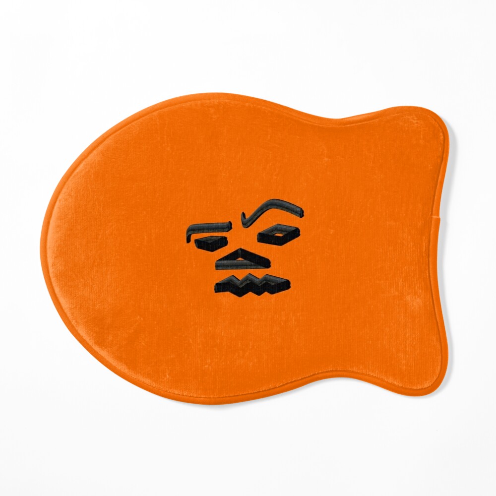 The Rock Eyebrow meme pumpkin face Sticker for Sale by Mini Mab