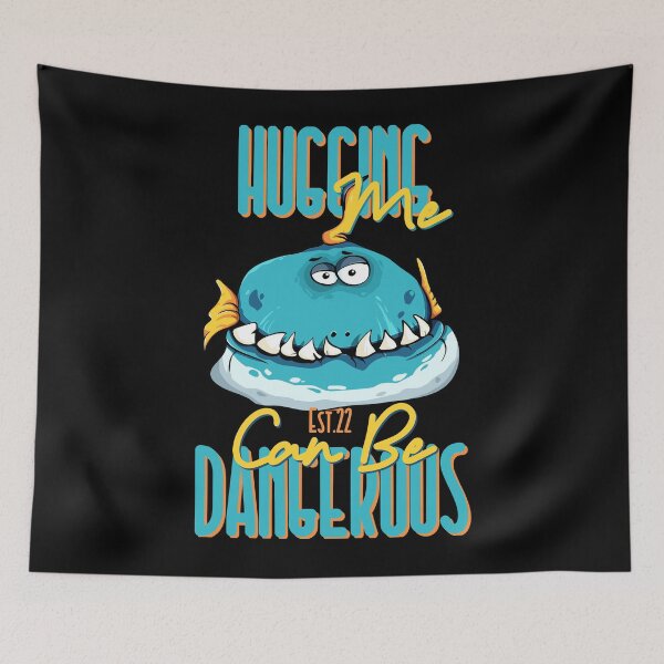 Item preview, HUGGING ME CAN BE DANGEROUS designed and sold by GAADesignz.