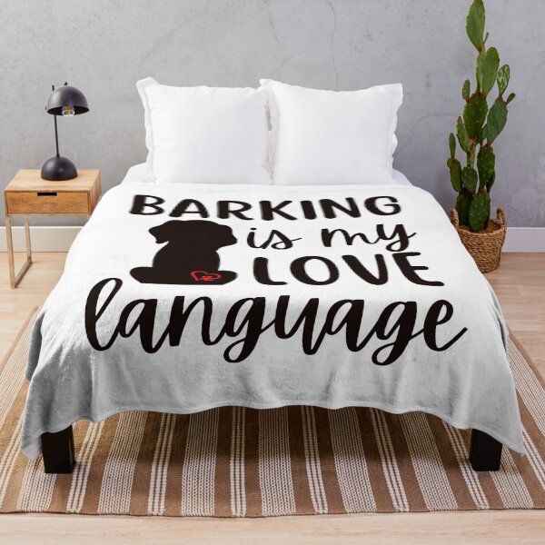 Item preview, Barking Is My Love Language Design for Dog Owners designed and sold by DPlumDesign.