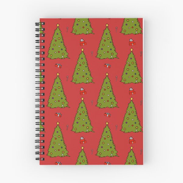 Item preview, Green Christmas Tree on Red Pattern designed and sold by ellenhenry.