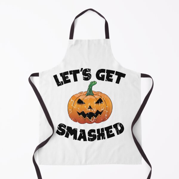 Item preview, Lets Get Smashed Happy Halloween Pumpkin Funny designed and sold by TheInkElephant.