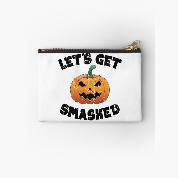 Item preview, Lets Get Smashed Happy Halloween Pumpkin Funny designed and sold by TheInkElephant.