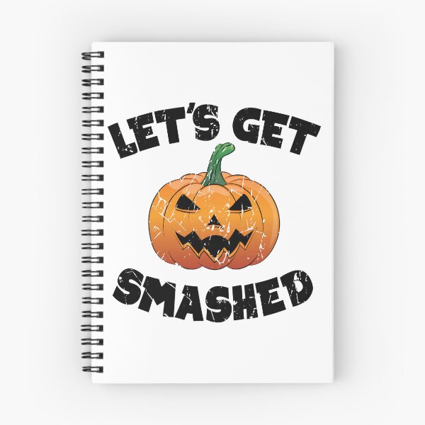 Item preview, Lets Get Smashed Happy Halloween Pumpkin Funny designed and sold by TheInkElephant.