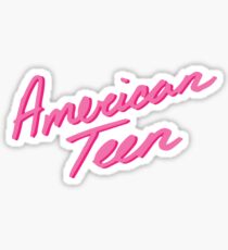 AMERIKANISCHES JUGENDLICHES ROSA Sticker