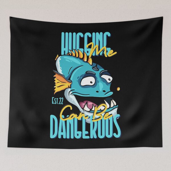 Item preview, HUGGING ME CAN BE DANGEROUS designed and sold by GAADesignz.