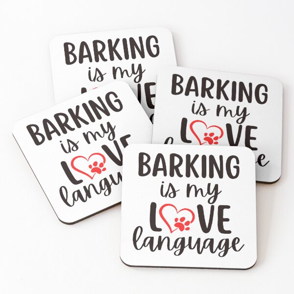 Item preview, Barking Is My Love Language Design for Dog Owners designed and sold by DPlumDesign.