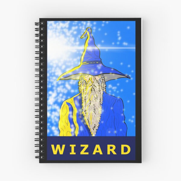 Item preview, A Wizard Casts a Spell RPG DnD Artwork designed and sold by DMcK Designs.