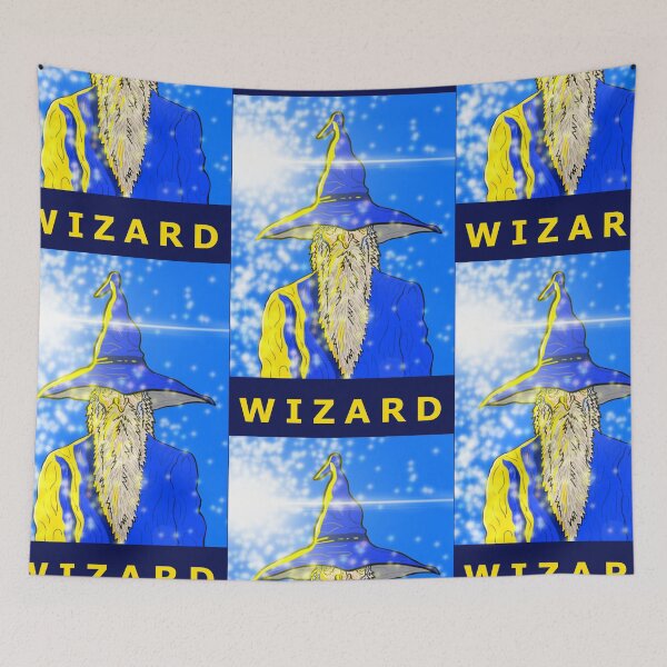 Item preview, A Wizard Casts a Spell RPG DnD Artwork designed and sold by DMcK Designs.