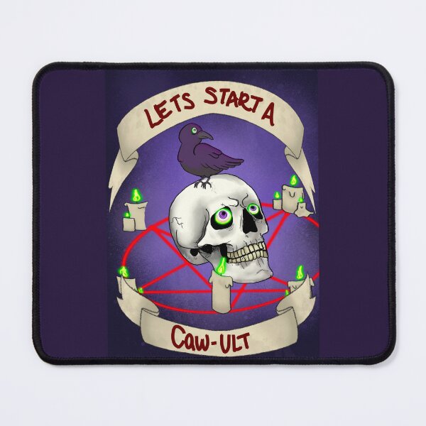 Item preview, Let’s Start a Caw-ult, Katelyn Bowden and ZCP Collab designed and sold by ZombieCheshire.