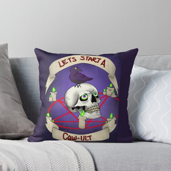 Item preview, Let’s Start a Caw-ult, Katelyn Bowden and ZCP Collab designed and sold by ZombieCheshire.