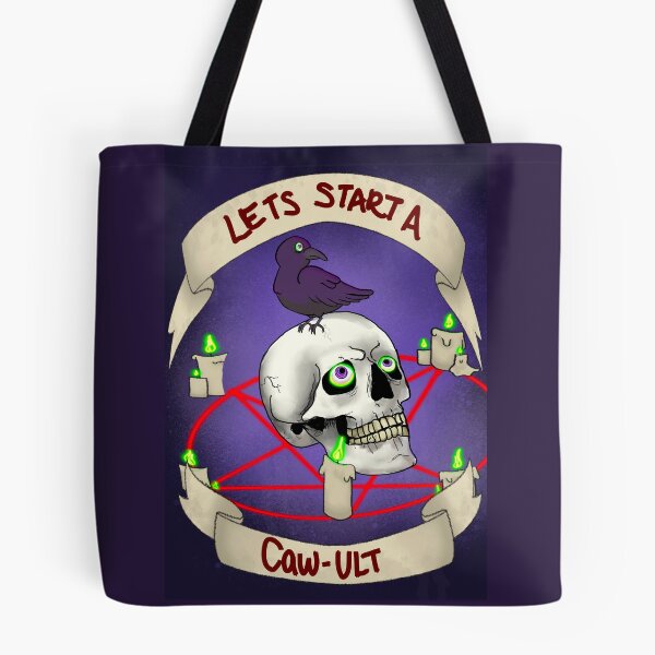 Item preview, Let’s Start a Caw-ult, Katelyn Bowden and ZCP Collab designed and sold by ZombieCheshire.