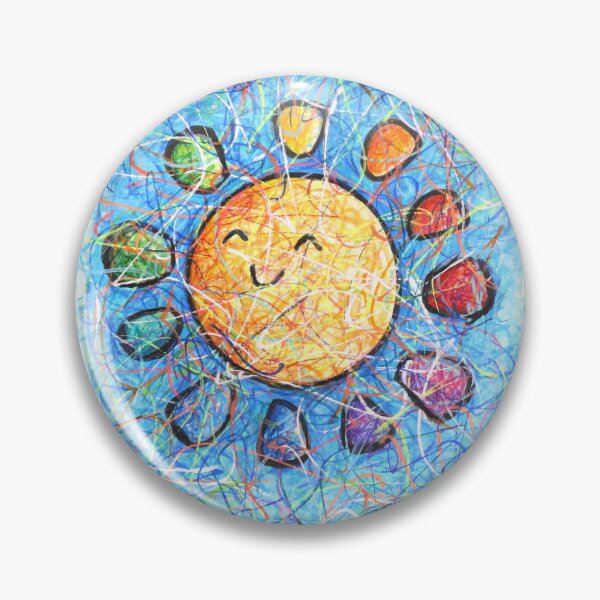 Item preview, Colorful Nursery Sun designed and sold by Kitslam Art.