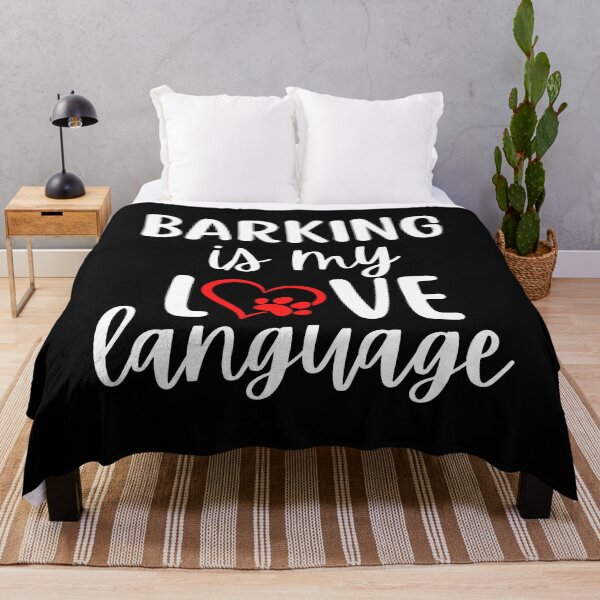 Item preview, Barking Is My Love Language Design for Dog Owners designed and sold by DPlumDesign.