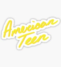 AMERICAN TEEN YELLOW Sticker
