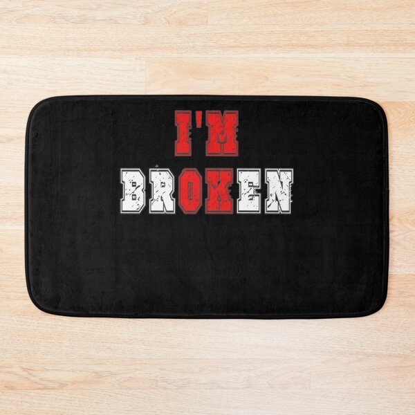 Item preview, Distressed Im Ok Broken Invisible Illness Awareness designed and sold by Countrysmart.
