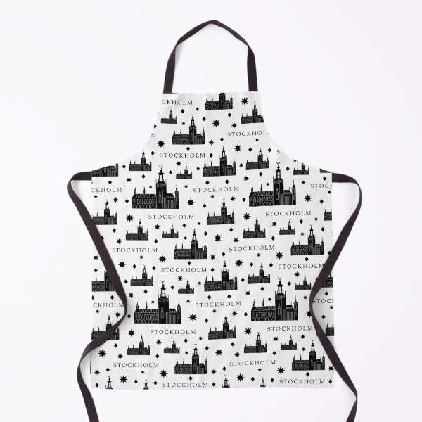 Item preview, Stockholm, monochrome seamless pattern designed and sold by OM-lova.