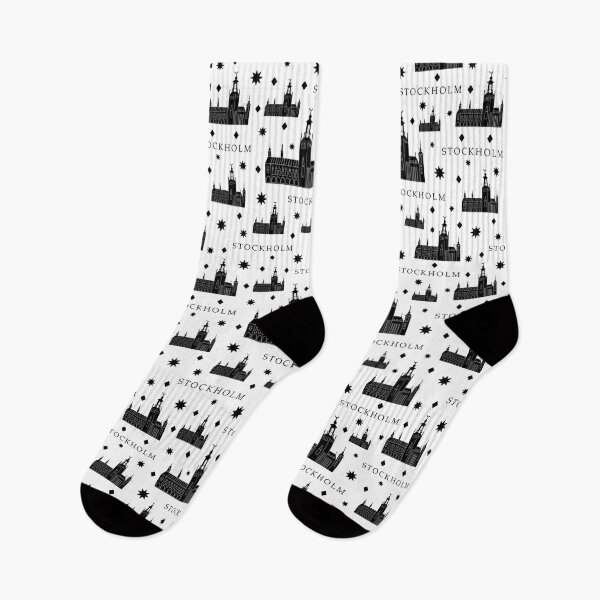 Item preview, Stockholm, monochrome seamless pattern designed and sold by OM-lova.