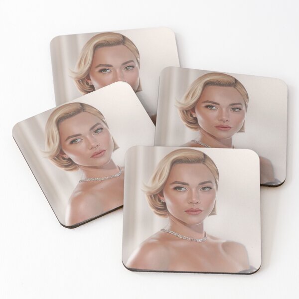 Item preview, Florence Pugh - Portrait designed and sold by brainbag.