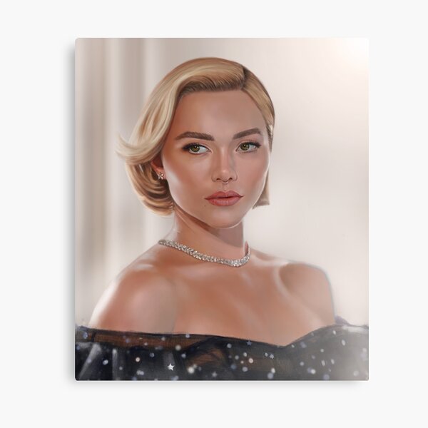 Item preview, Florence Pugh - Portrait designed and sold by brainbag.