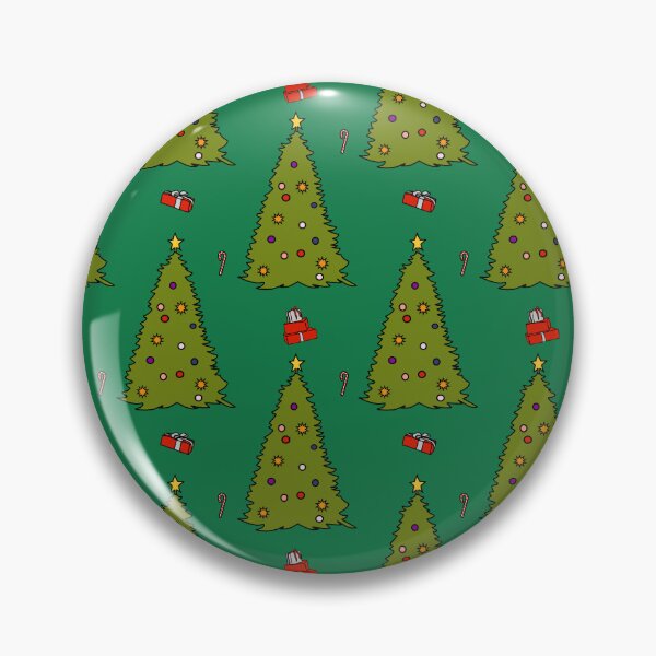 Item preview, Green Christmas Tree on Green Pattern designed and sold by ellenhenry.