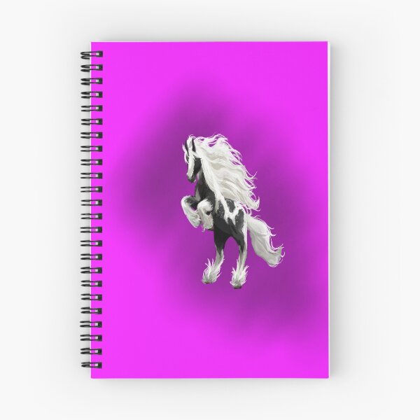 Item preview, Gypsy vanner horses black and white designed and sold by TVstuff.
