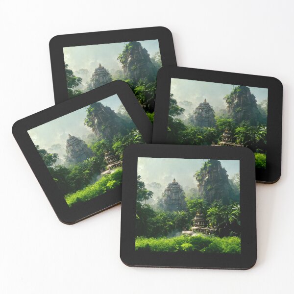 Item preview, Ancient Jungle Temple | Temple Deep in the Jungle designed and sold by ChromaticDusk.